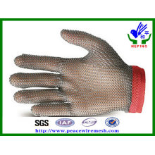 Guantes de malla de acero inoxidable para cortar (R-BXGST)